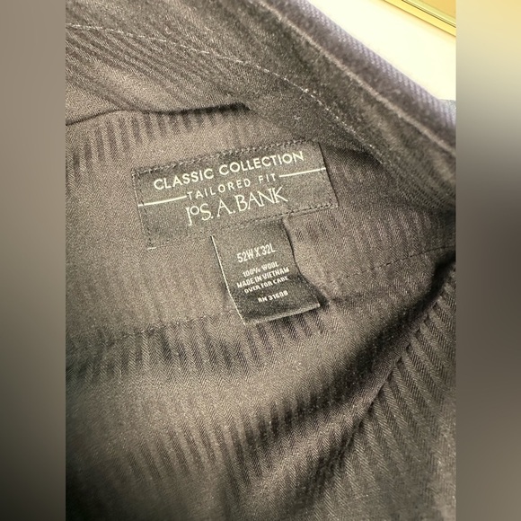 JoS A Bank mens wool pants, size 35 by 32, excellent condition - Picture 7 of 7